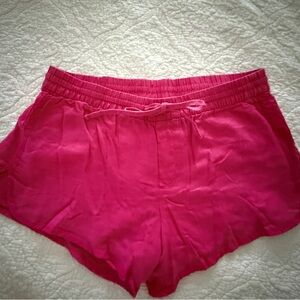 GAP Bright Pink Women's Linen lined Shorts